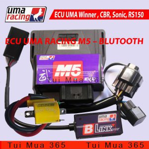Combo ECU UMA RACING M5 BLUTOOTH và Mobin Sườn Kozi Fi Cho WINNER, SONIC, CBR, RS 150