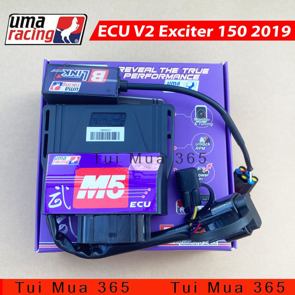 ECU UMA V2 RACING M5 BLUTOOTH CONNECTION TUNING CHO EXCITER 150cc 2019 ...