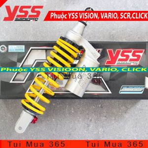 Phuộc YSS Bình Dầu Vario, Vision, Click, SCR G-Sport Vàng