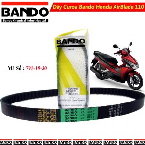 Dây curoa Honda Air Blade 110cc, Click 110cc ( Bando Thái Lan )