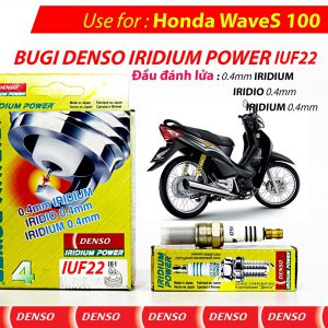 Bugi IUF22 Honda WaveS 100 – DENSO IRIDIUM POWER