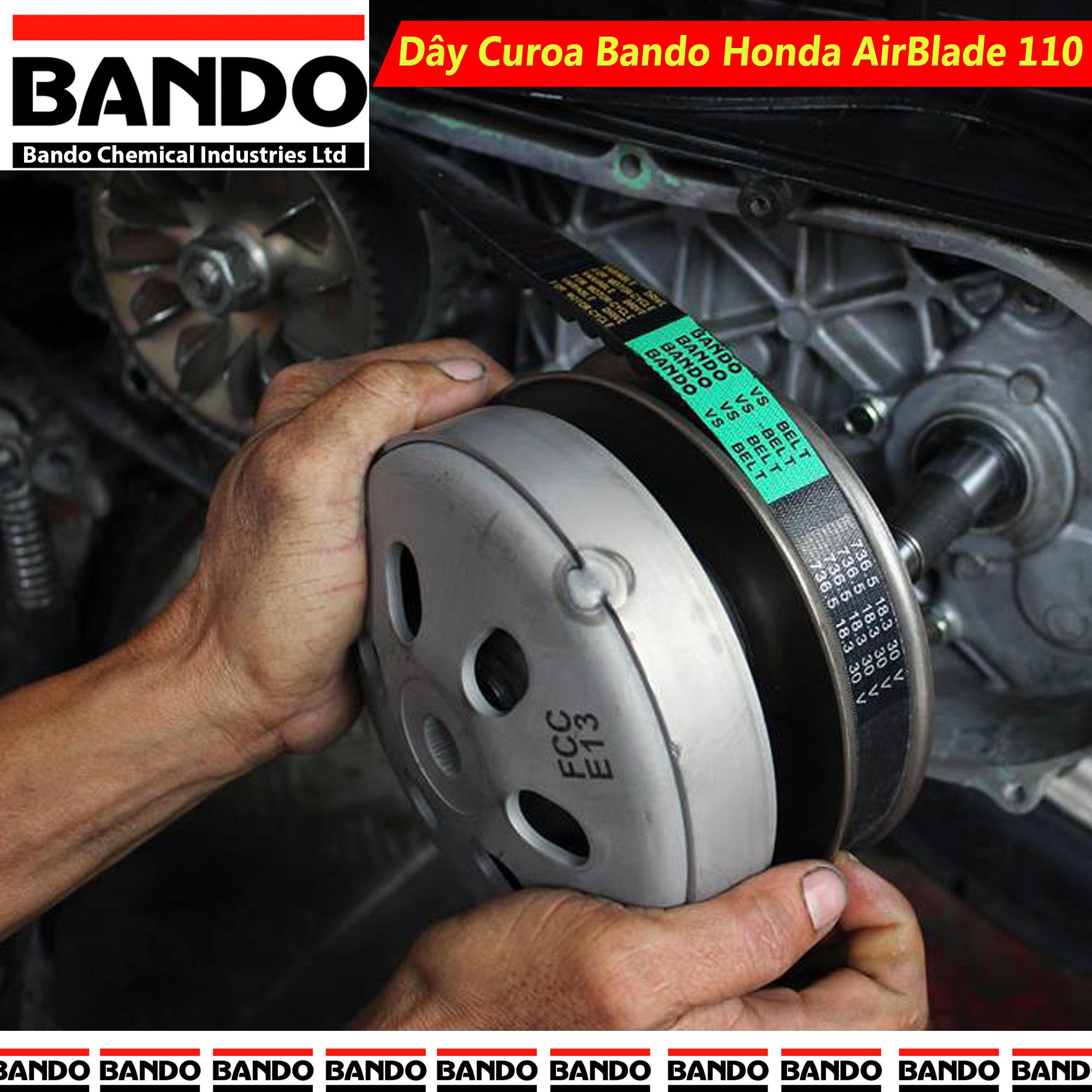 Dây curoa Honda Air Blade 110cc, Click 110cc ( Bando Thái Lan ) - CHẤT  LƯỢNG - UY TÍN - AN TÂM