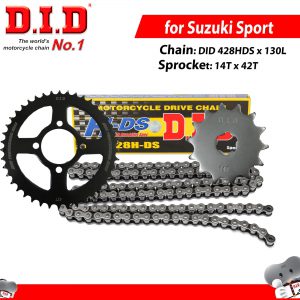 Nhông sên dĩa DID Suzuki Sport – Sên đen 10ly DID HDS ( Thái Lan )