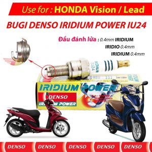 Bugi IU24 HONDA Vision / Lead – DENSO IRIDIUM POWER