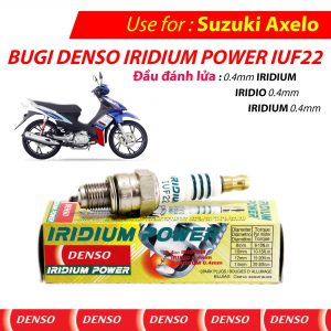 Bugi IUF22 Suzuki Axelo – DENSO IRIDIUM POWER