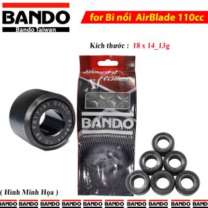Bi nồi Bando Honda AirBlade 110cc, Click 110cc ( 13g )